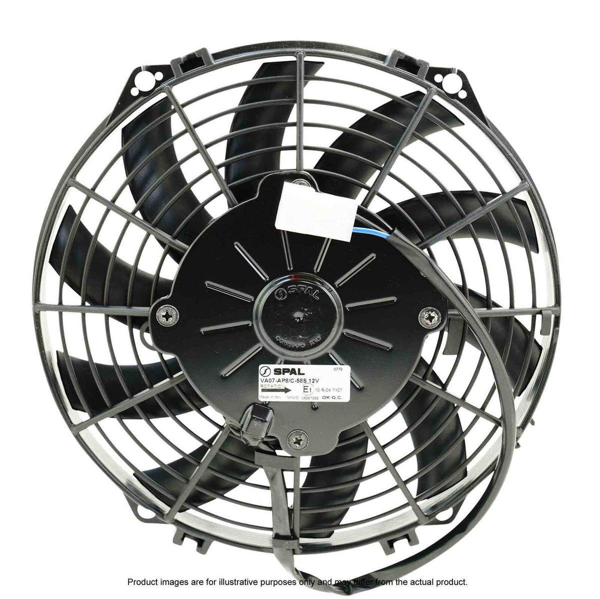 PWR 09" Fan Skew Blade Pull 12V - 602CFM - 52mm Deep