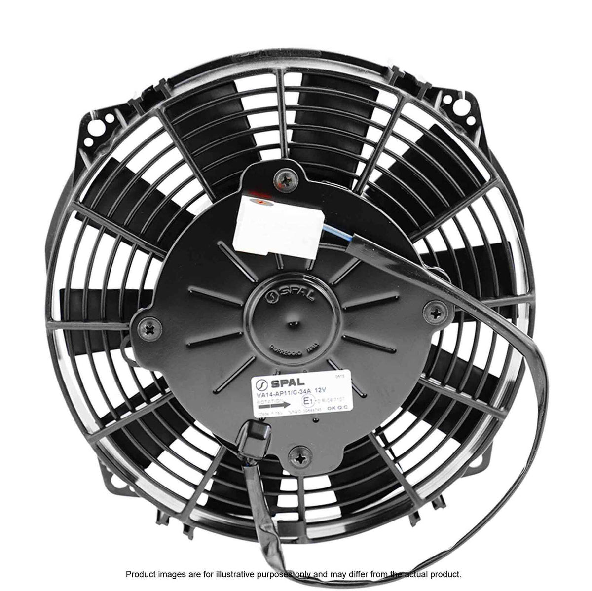 PWR 09" Fan Straight Blade Pull 12V - 596CFM - 52mm Deep