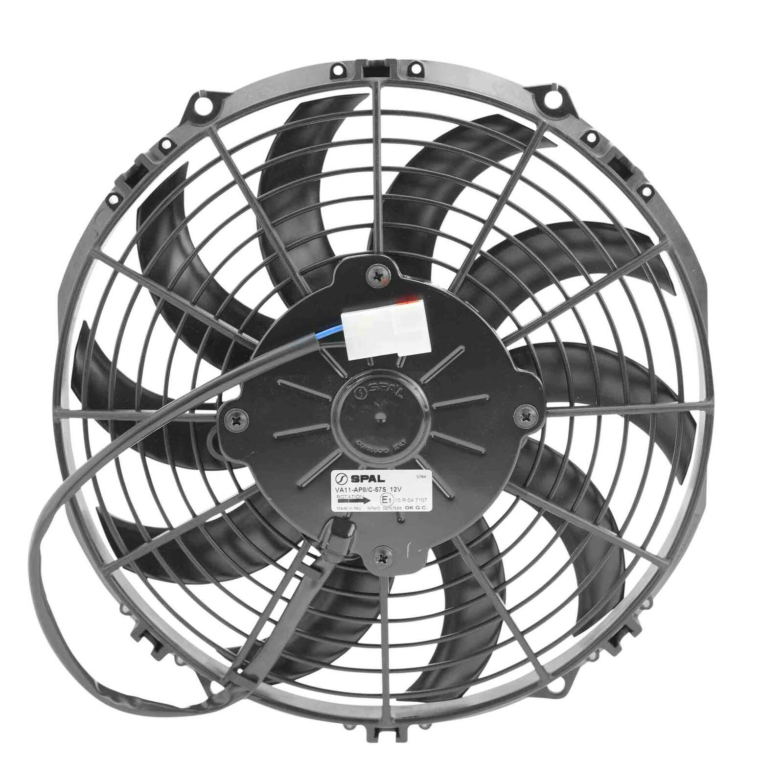 PWR 10" Fan Skew Blade Push 12V - 708CFM - 52mm Deep