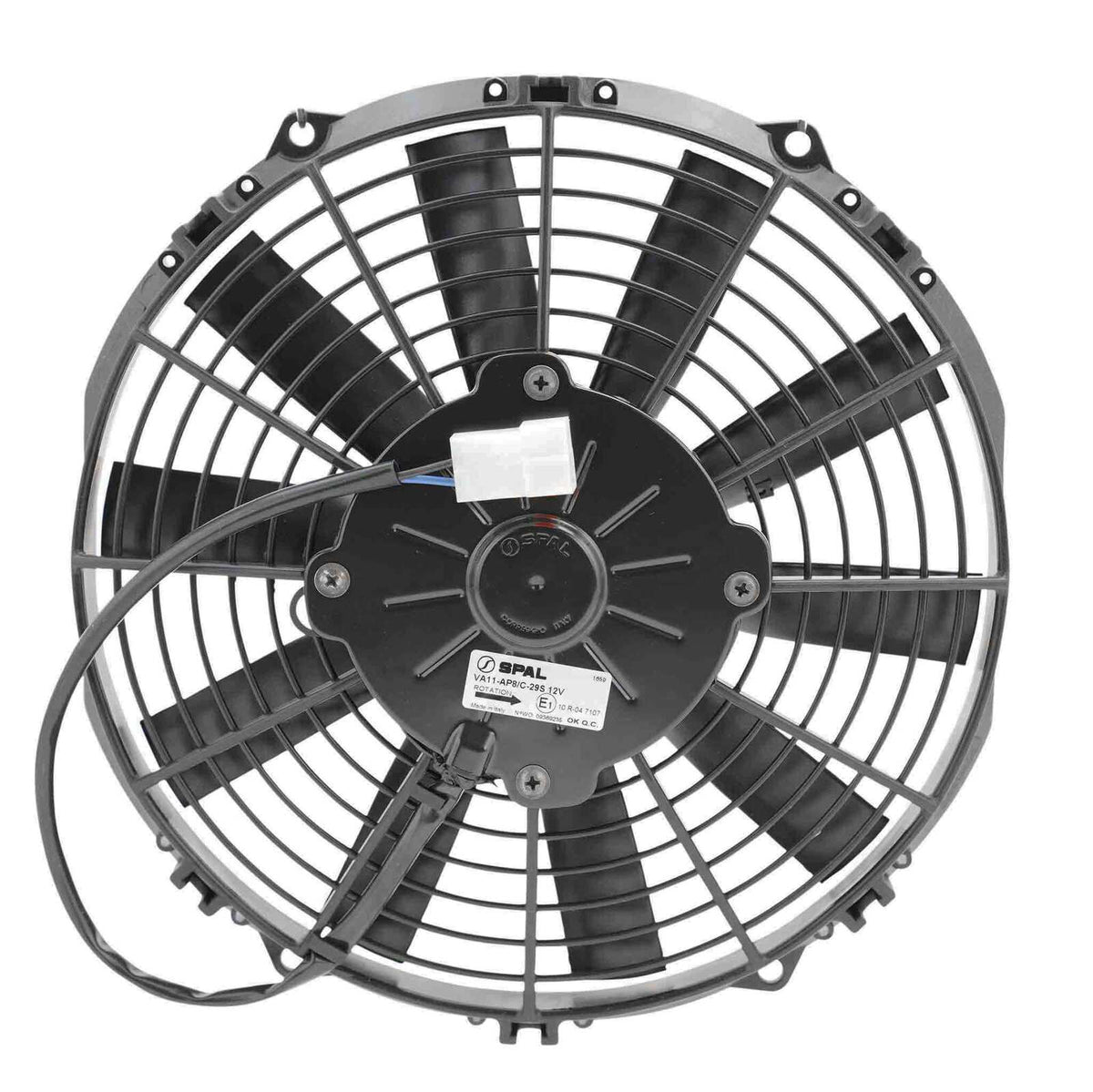 PWR 10" Fan Straight Blade Push 12V - 631CFM - 52mm Deep