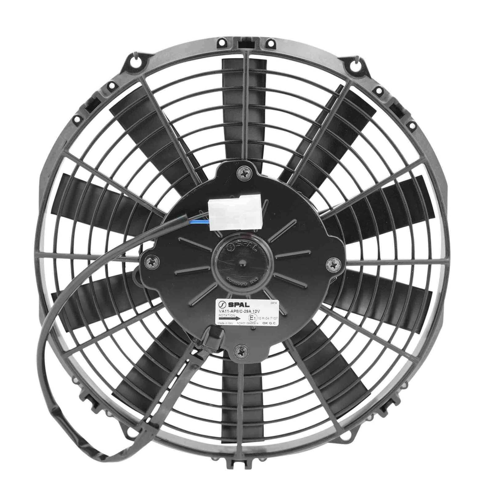 PWR 10" Fan Straight Blade Pull 12V - 643CFM - 52mm Deep