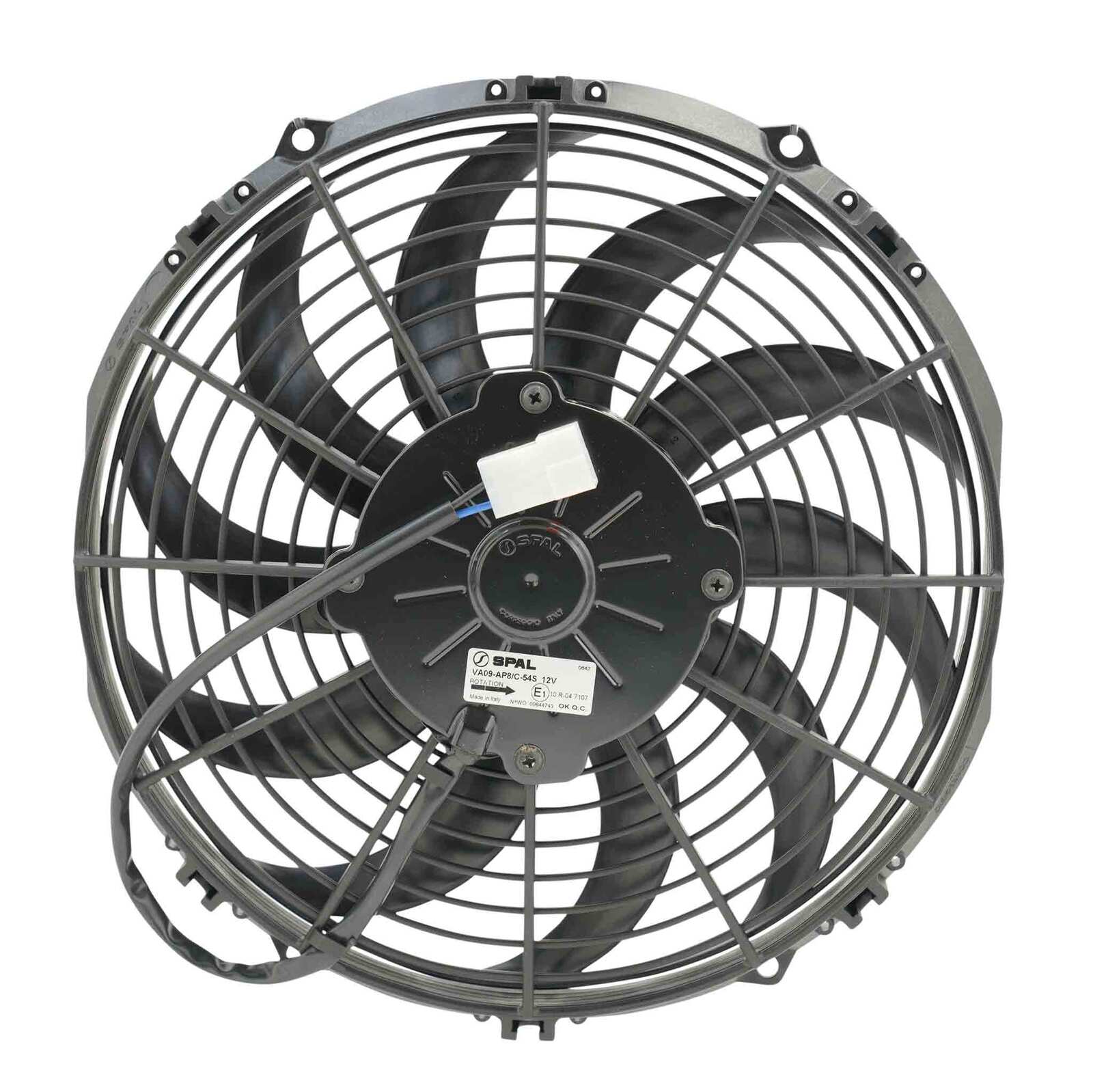PWR 11" Fan Skew Blade Push 12V - 832CFM - 52mm Deep