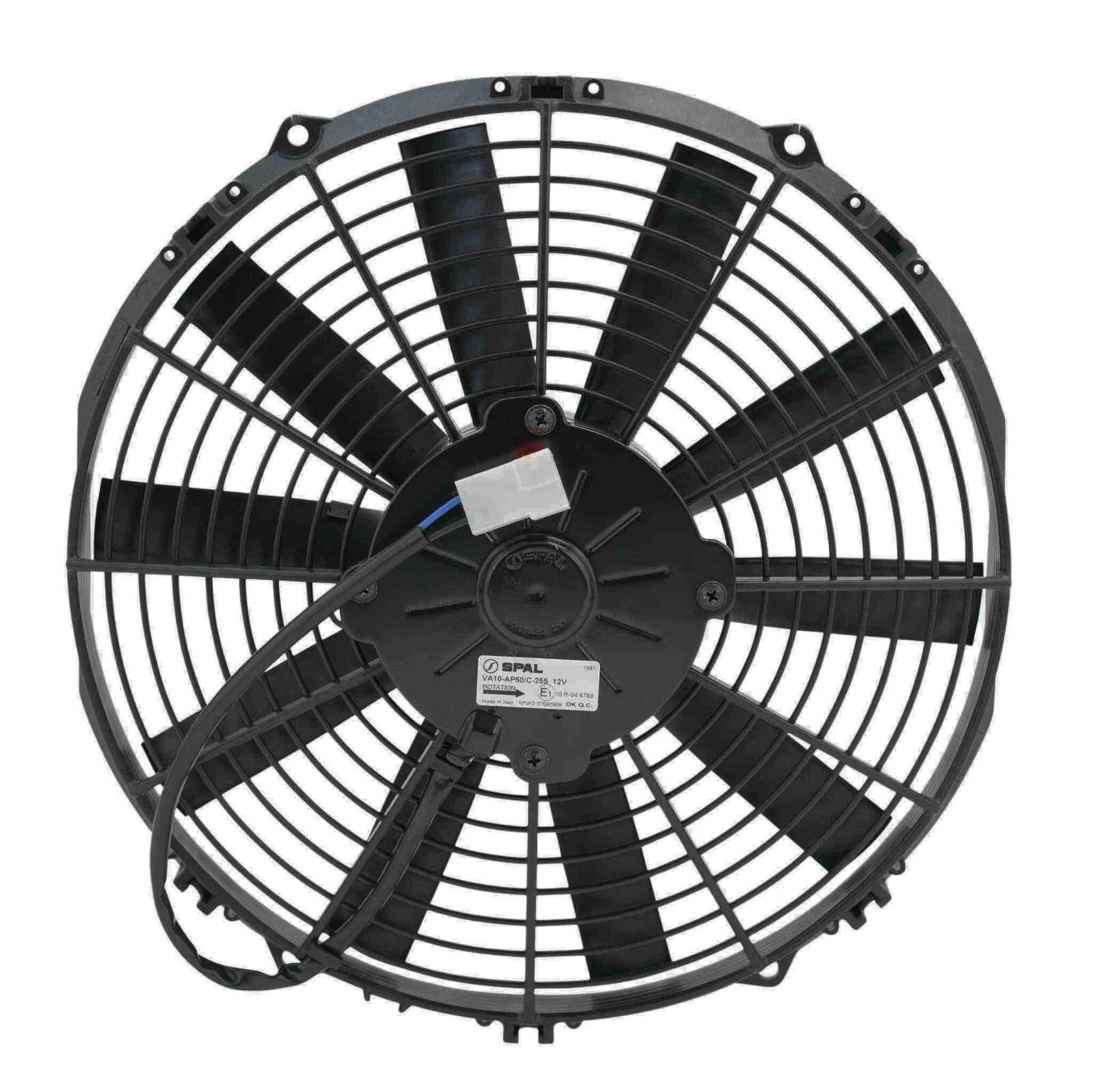 PWR 12" Fan Straight Blade Push 12V - 1009CFM - 62mm Deep