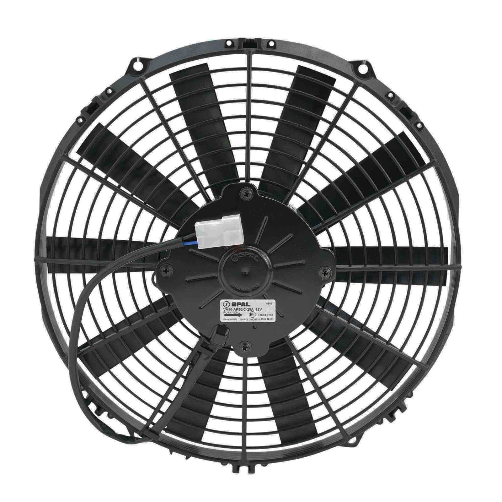PWR 12" Fan Straight Blade Pull 12V - 1097CFM - 62mm Deep
