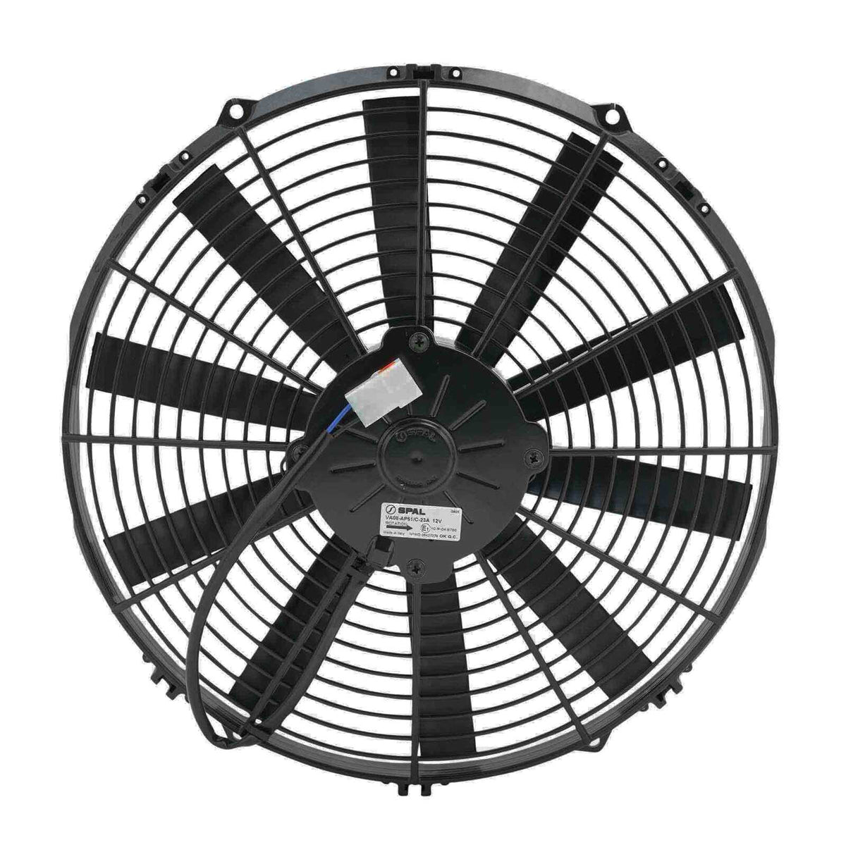 PWR 14" Fan Straight Blade Pull 12V - 1310CFM - 62mm Deep