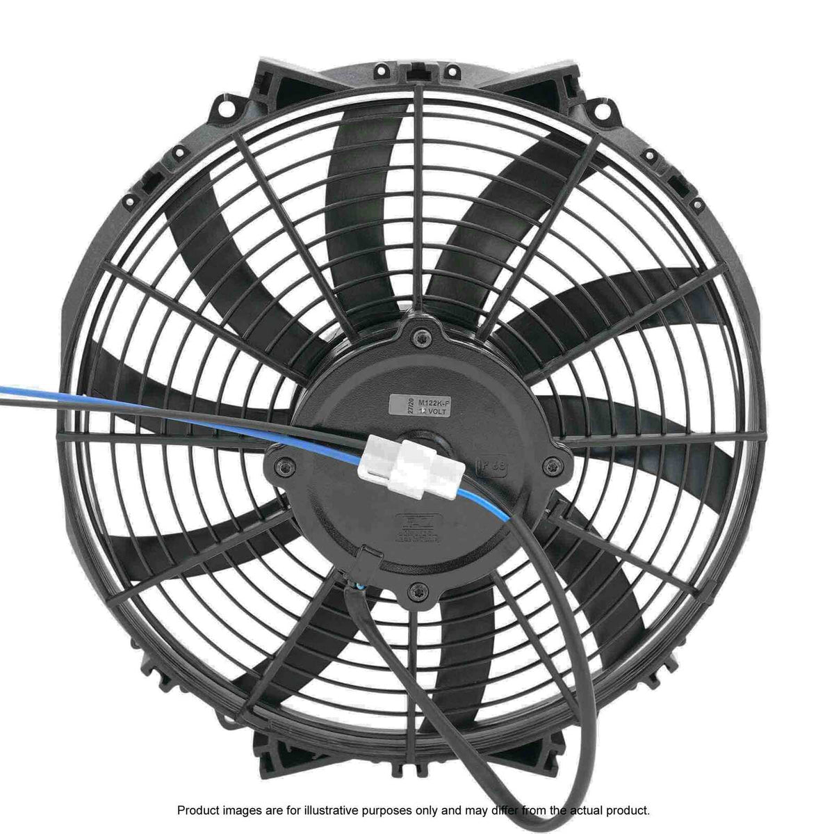 PWR 16" Fan Skew Blade Reversible 12V - 2170CFM - 82mm Deep