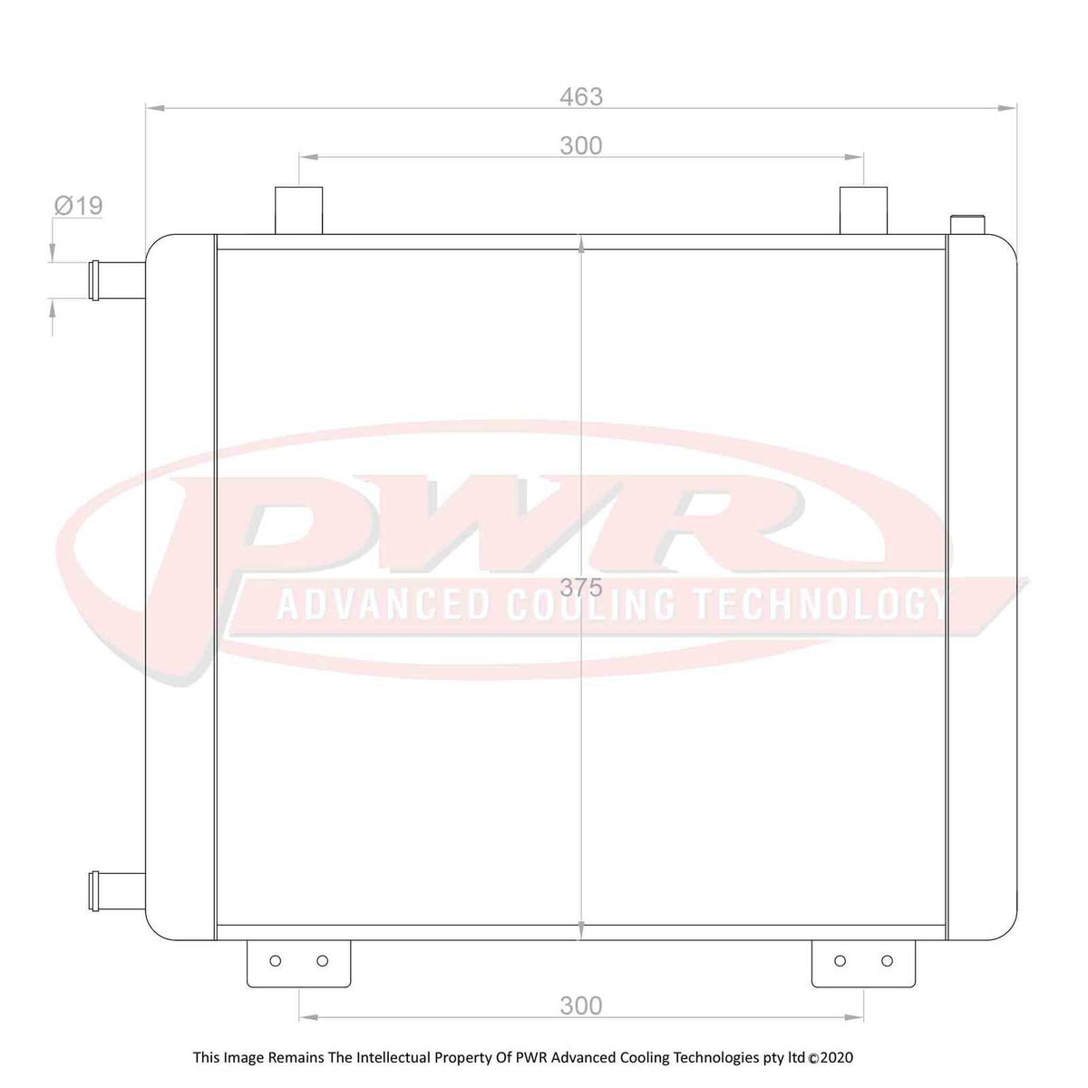 PWR 26mm Heat Exchanger - Holden Commodore VZ HSV 02-06