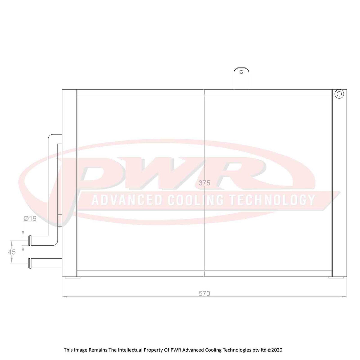 PWR 26mm Heat Exchanger - Holden Commodore VE HSV 06-08