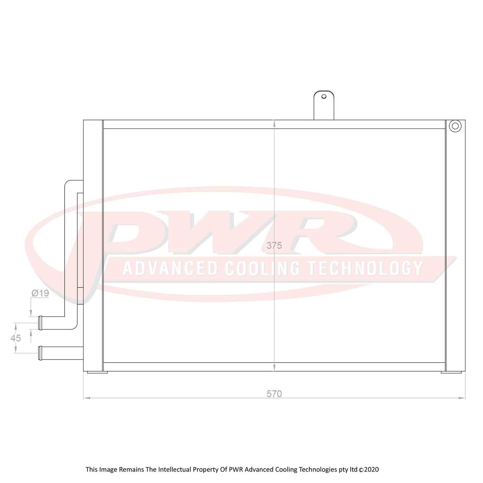 PWR 26mm Heat Exchanger - Holden Commodore VE HSV 06-08