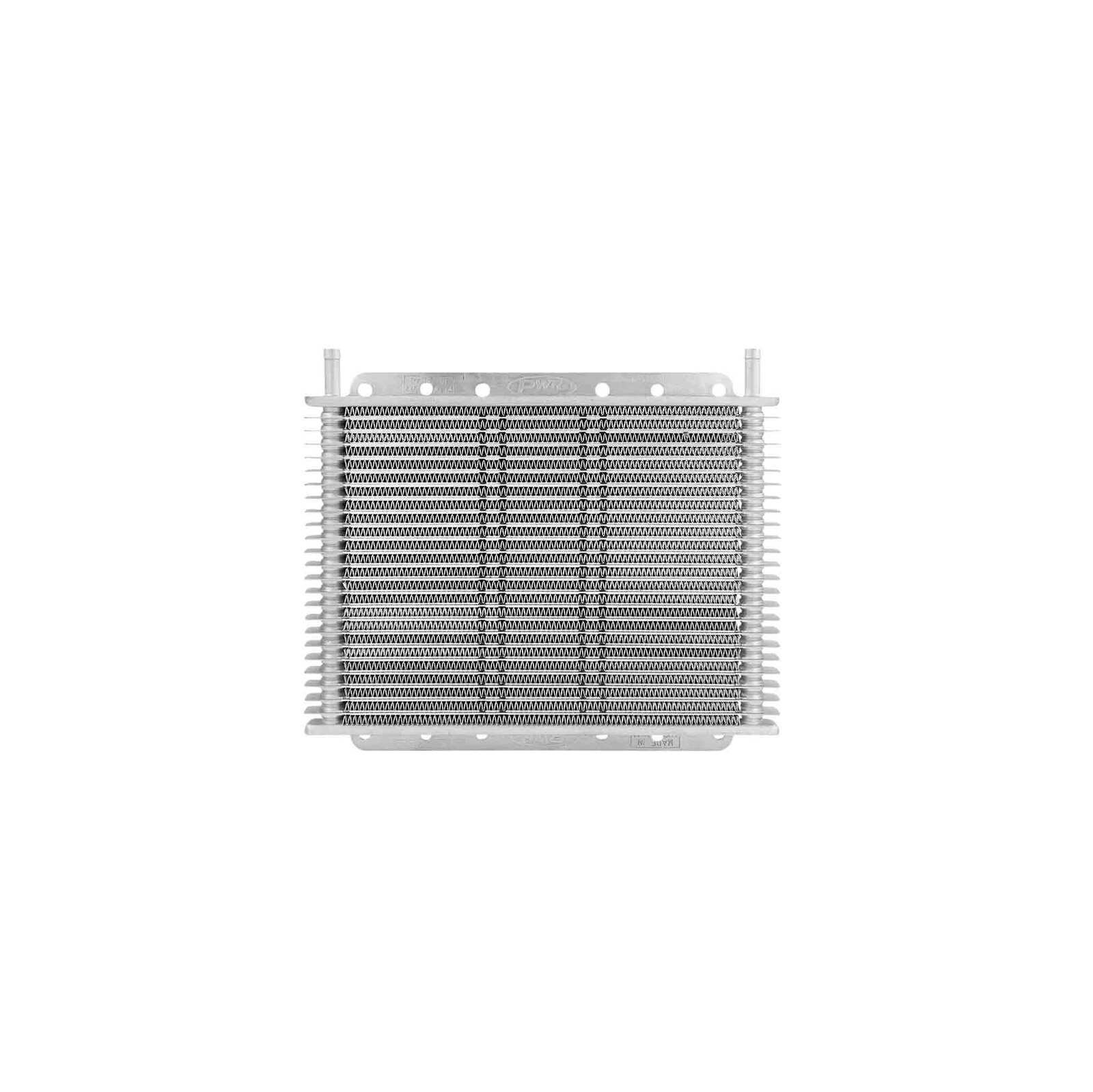 PWR Trans Oil Cooler - 280 x 200 x 19mm - 3/8" Hose Barb