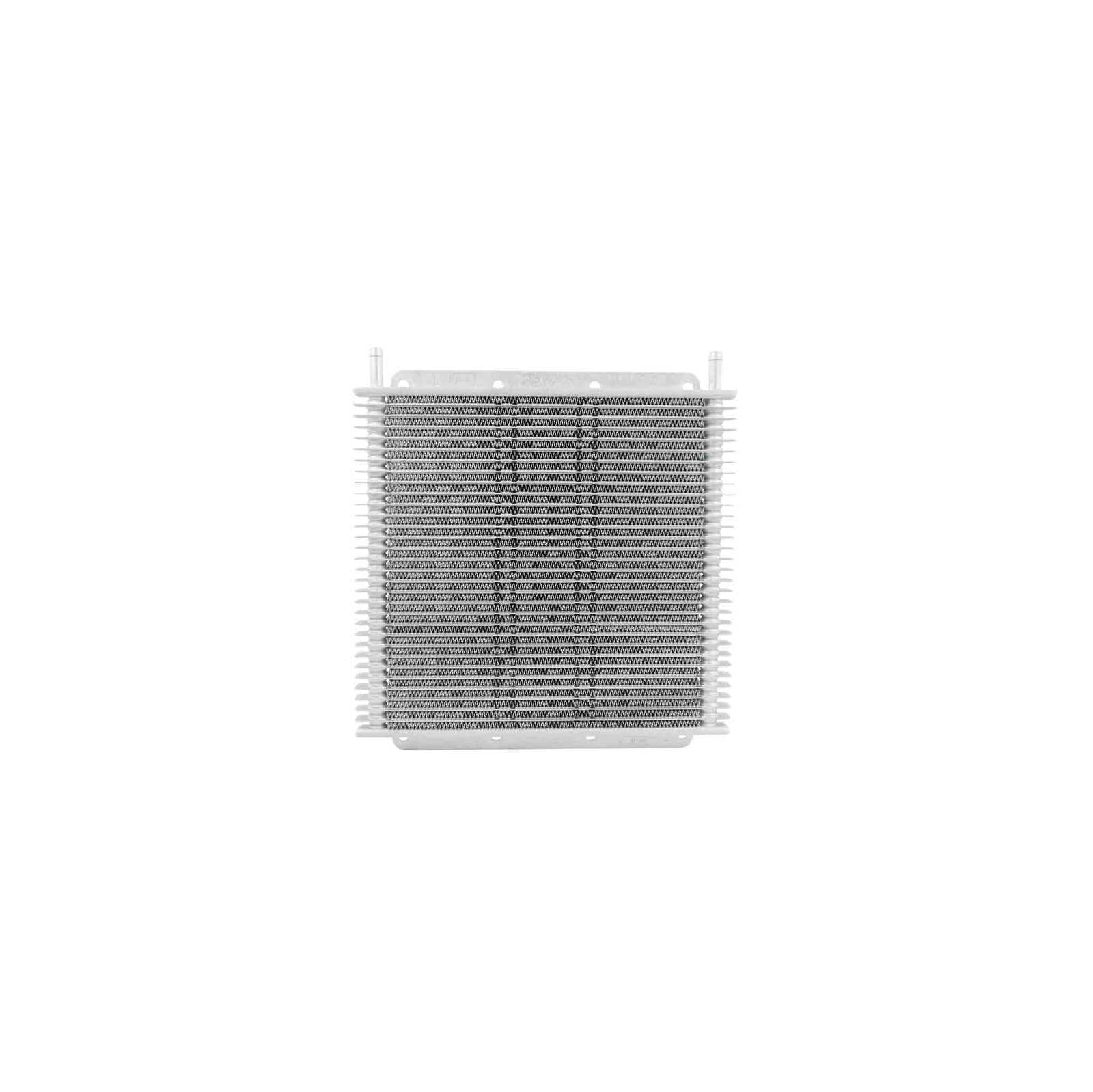 PWR Trans Oil Cooler - 280 x 255 x 19mm - 3/8" Hose Barb