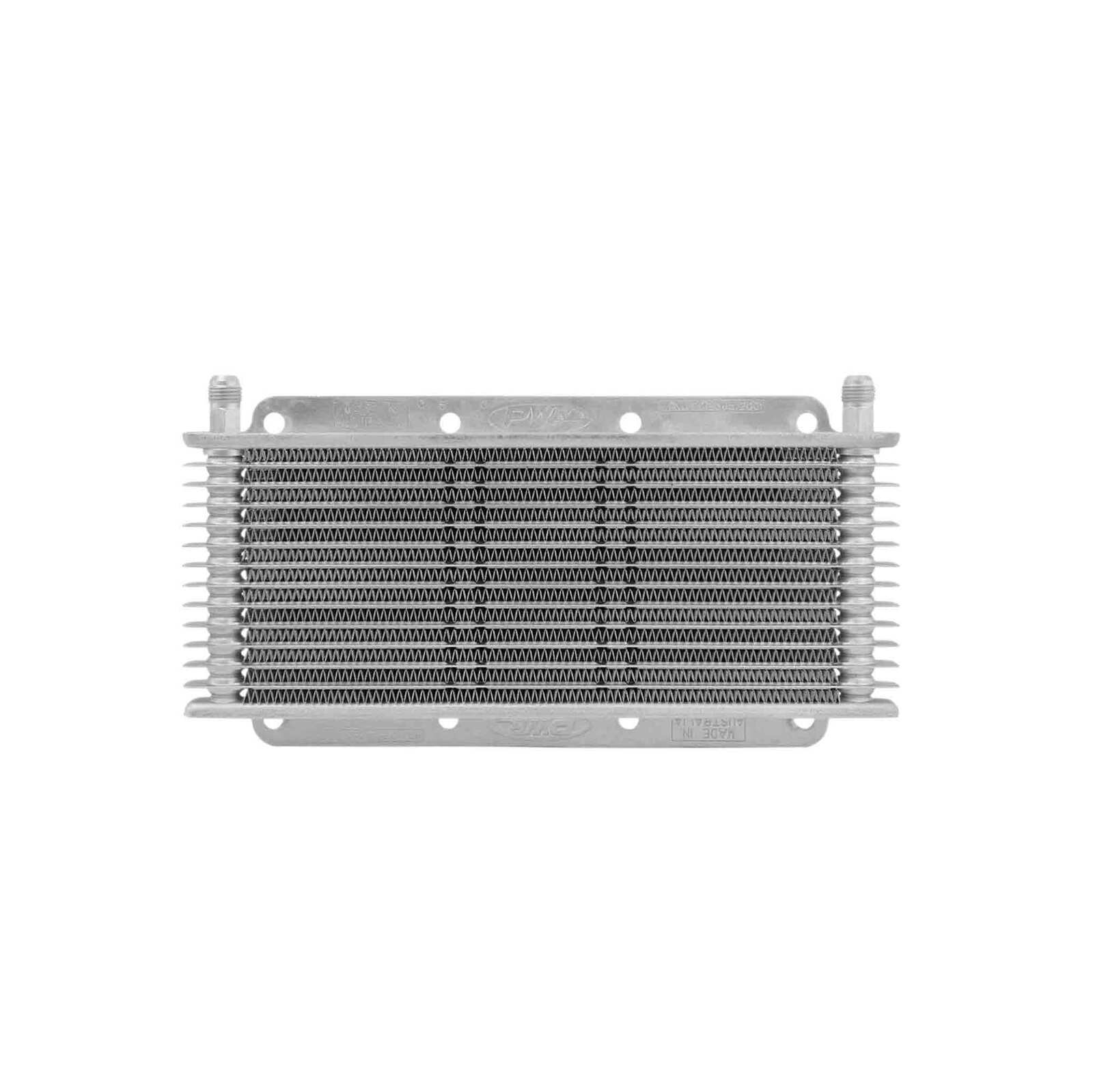 PWR Trans Oil Cooler - 280 x 110 x 19mm - 6AN fittings
