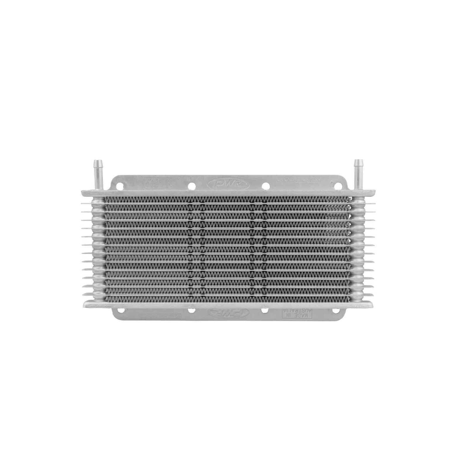 PWR Trans Oil Cooler - 280 x 110 x 19mm - 5/16" Hose Barb