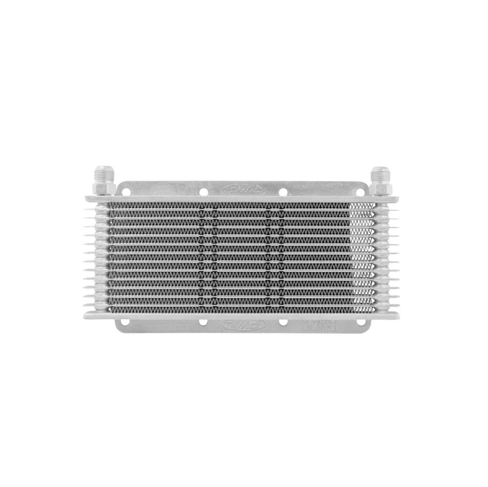 PWR Trans Oil Cooler - 280 x 110 x 19mm - 8AN fittings