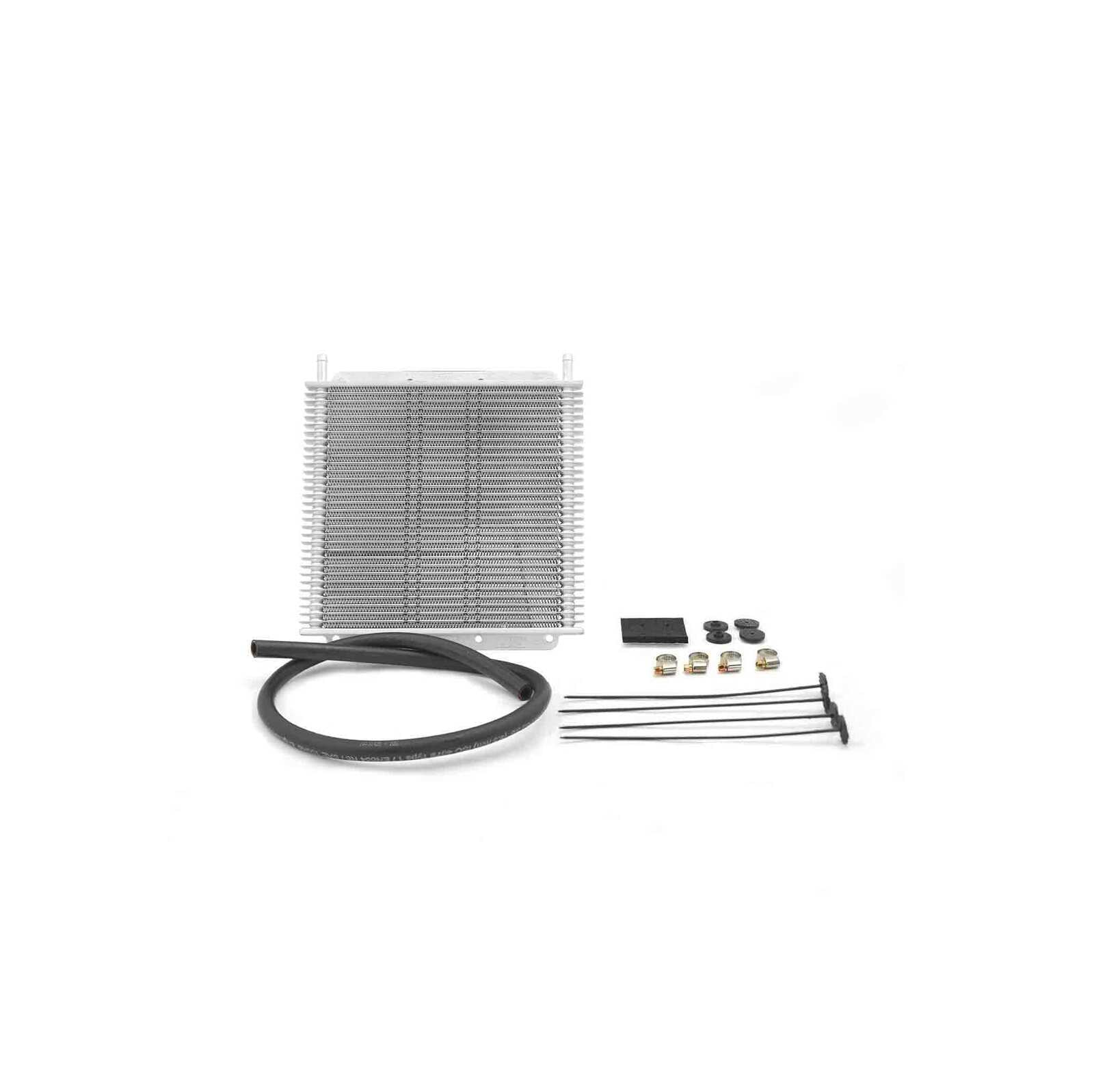 PWR Trans Oil Cooler Kit - 280 x 255 x 19mm - 3/8" Hose Barb