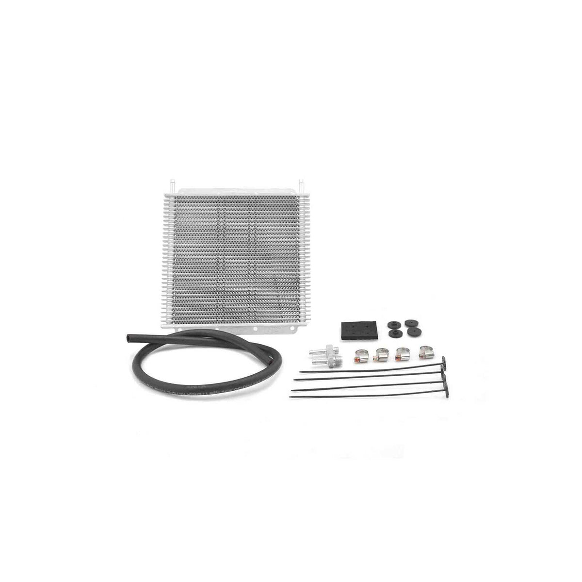 PWR Trans Oil Cooler Kit - 280 x 255 x 19mm - 5/16" Hose Barb