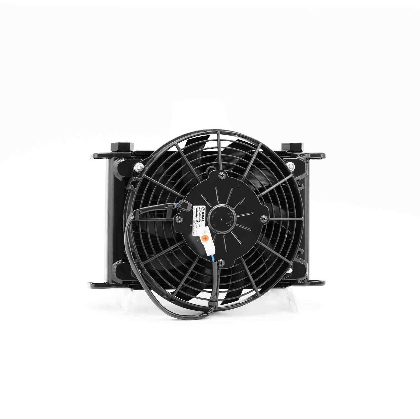 PWR Engine Oil Cooler - Plate and Fin 280 x 189 x 37mm - 21 Row suits 9" SPAL Fan