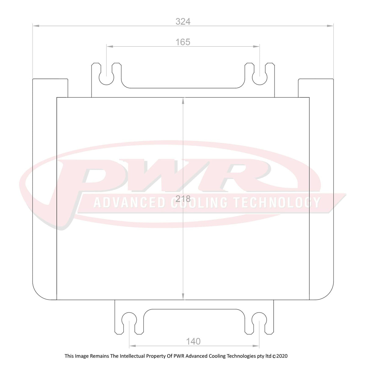 PWR Elite Series Engine Oil Cooler w/ CNC Billet Tanks - Nissan Skyline GTR R35 07-20