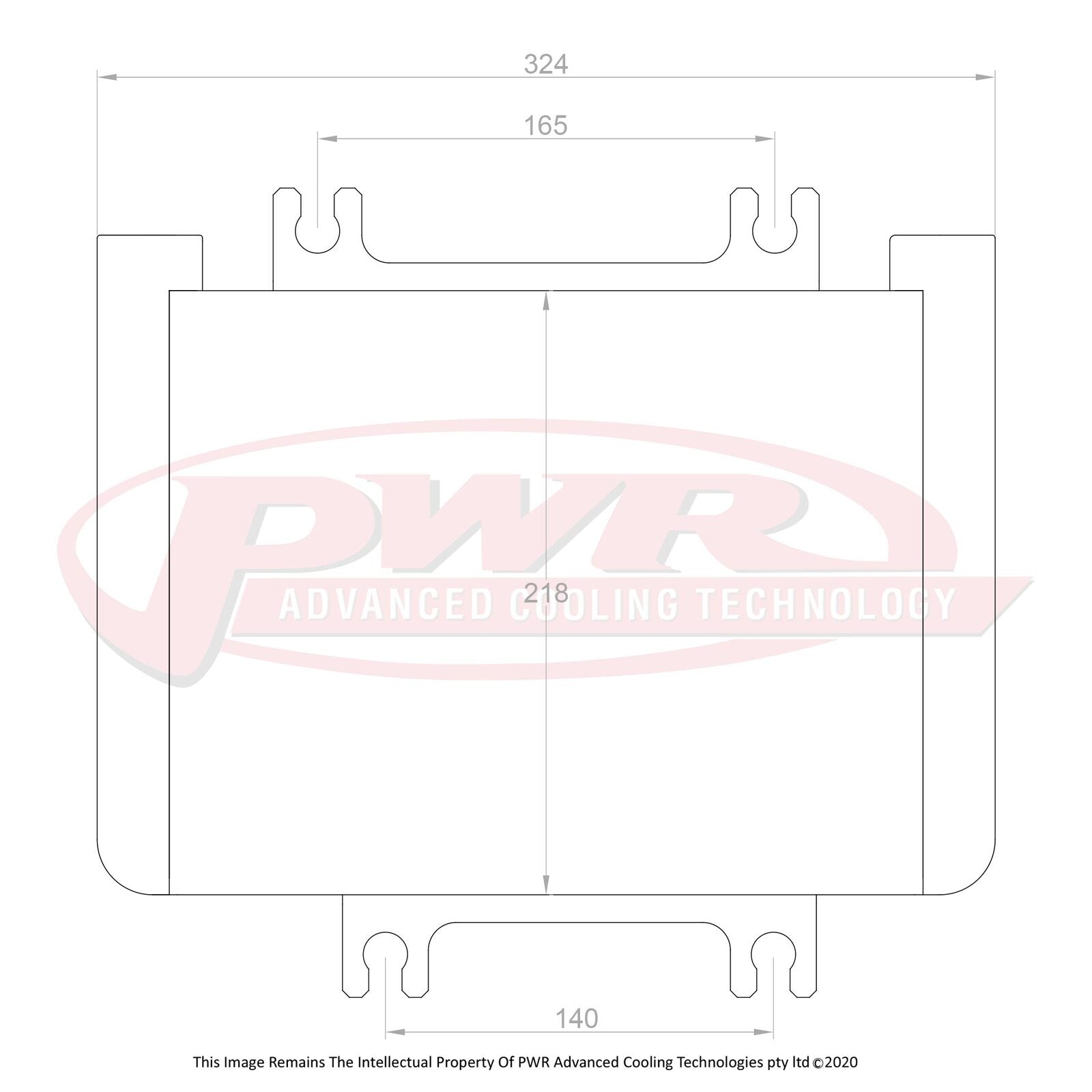 PWR Elite Series Engine Oil Cooler w/ CNC Billet Tanks - Nissan Skyline GTR R35 07-20