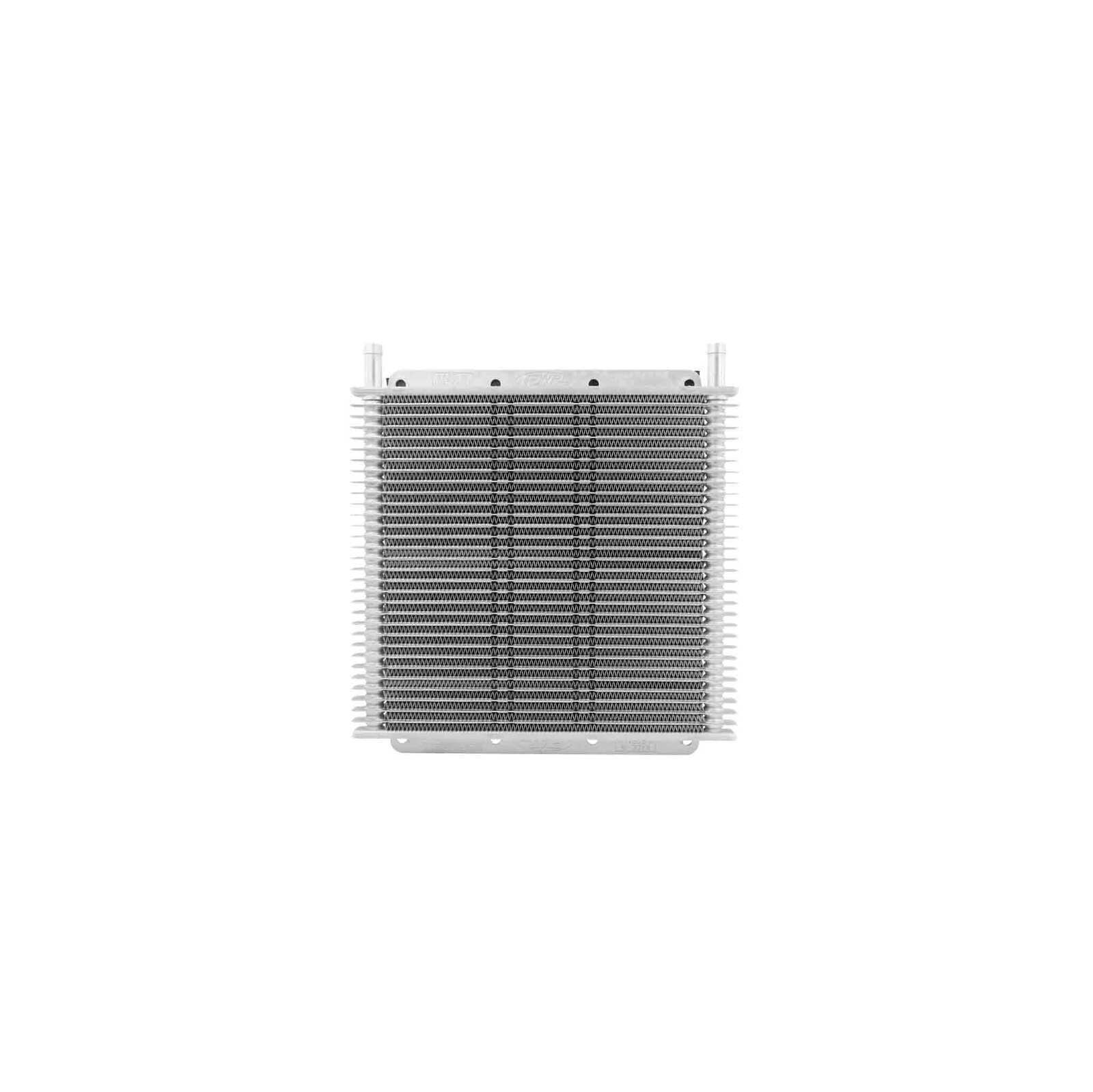 PWR Trans Oil Cooler - 280 x 255 x 19mm - 1/2" Hose Barb