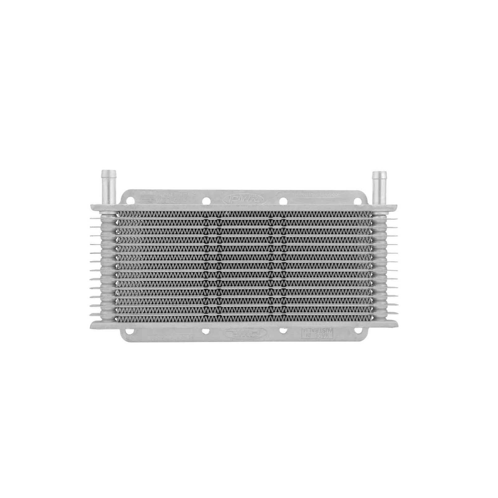 PWR Trans Oil Cooler - 280 x 110 x 19mm - 1/2" Hose Barb