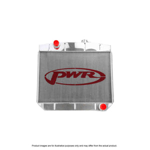 PWR 55mm Radiator - Chevrolet Belair V8 55-57