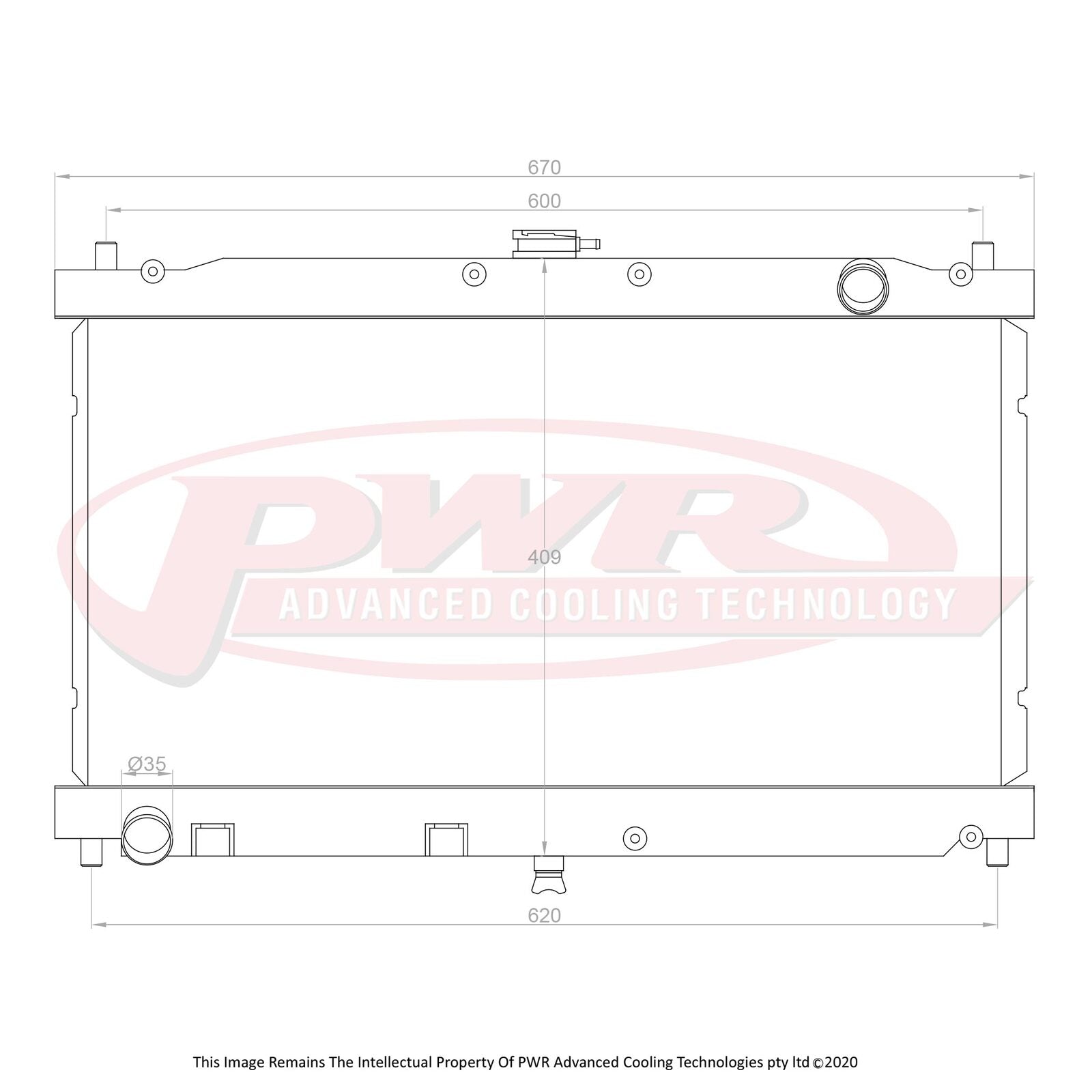 PWR 42mm Radiator - Mazda MX-5 NB 1.6L/1.8L 98-05