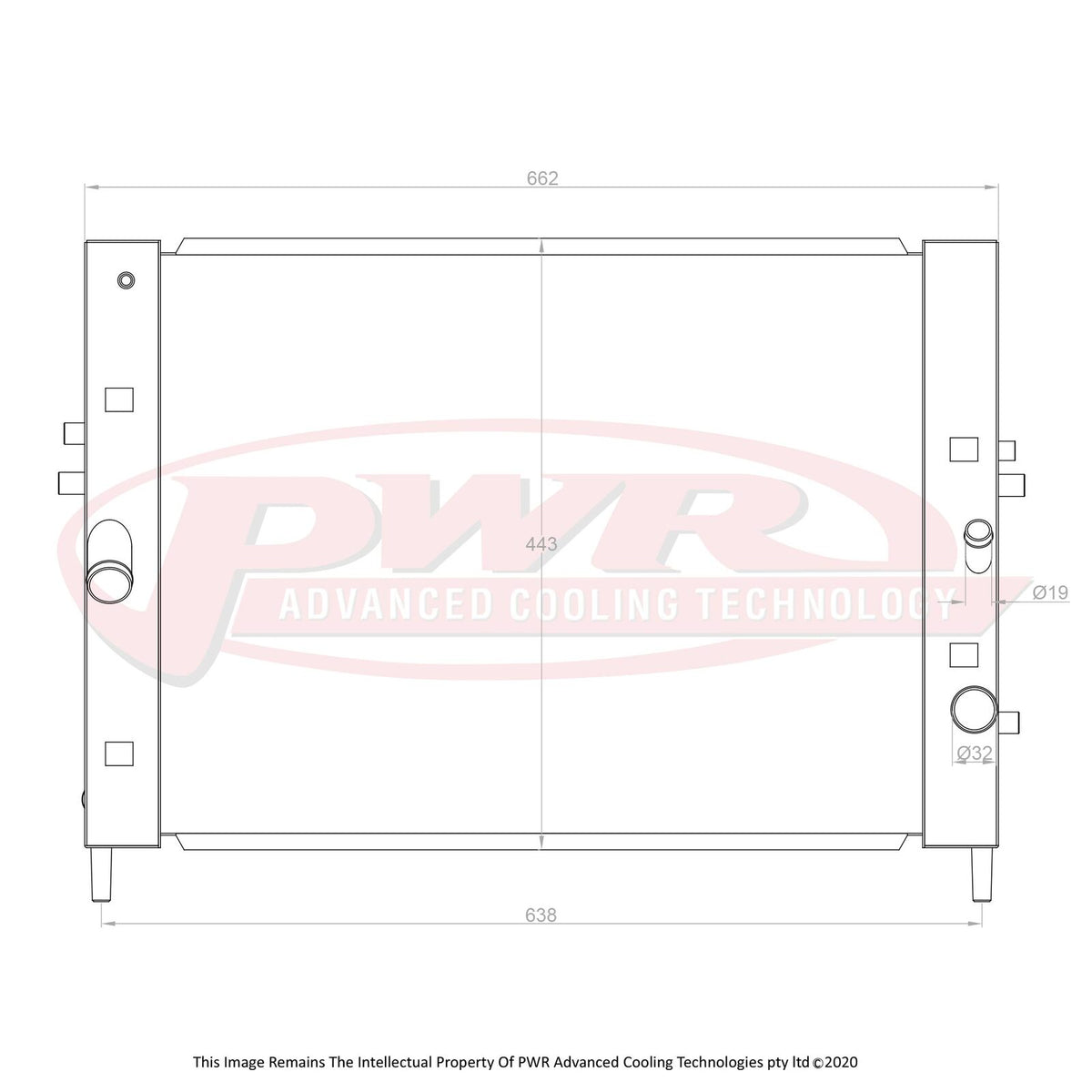PWR 32mm Radiator - Mazda MX-5 NC 1.8L/2.0L 05-13