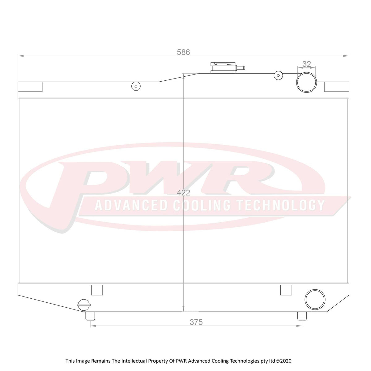 PWR 42mm Radiator - Sprinter AE86 83-87