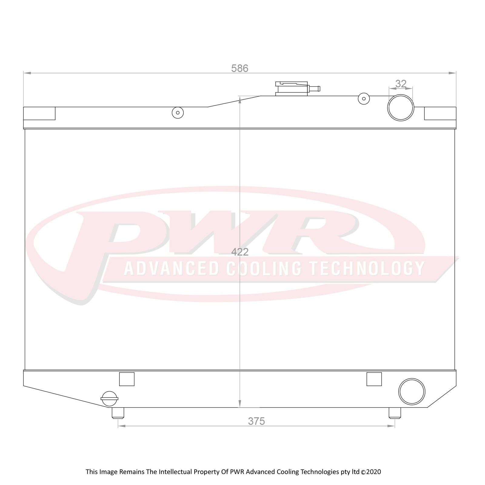 PWR 42mm Radiator - Sprinter AE86 83-87