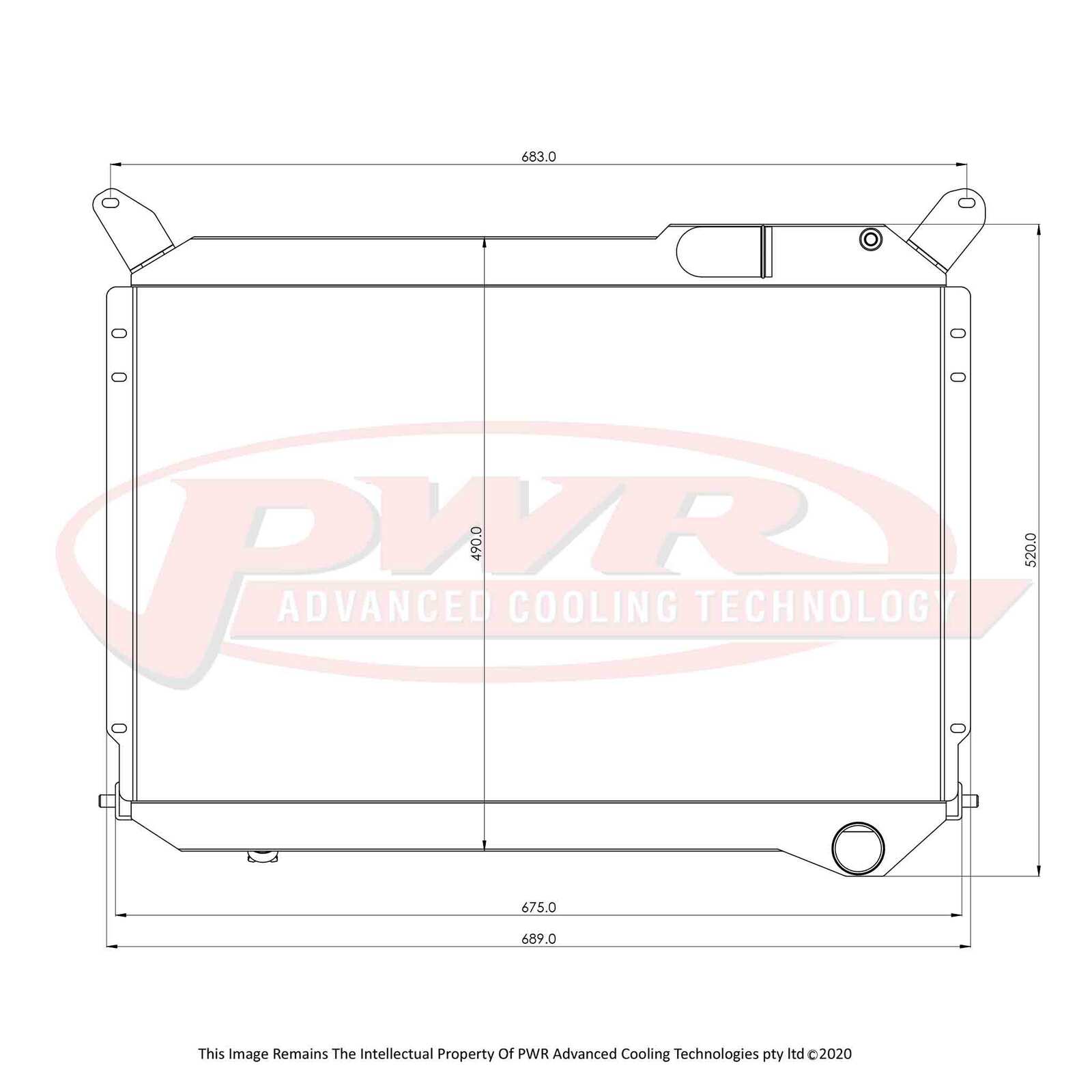 PWR 42mm Radiator - Nissan 300ZX Z31 83-89