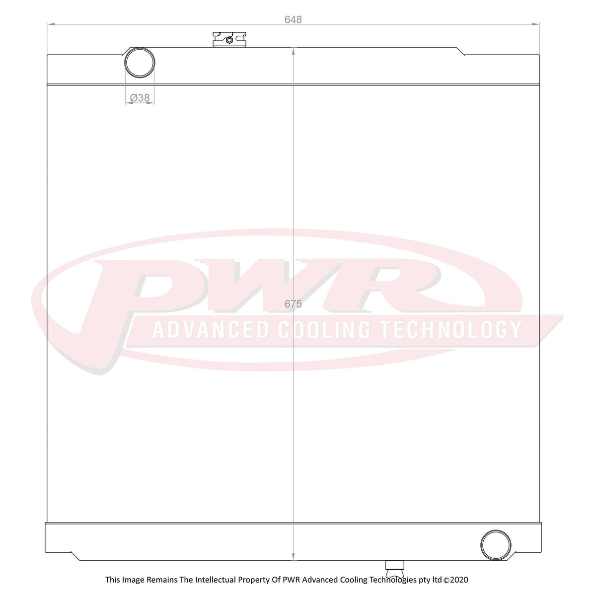 PWR 42mm Radiator - Toyota Hilux Surf 95-02