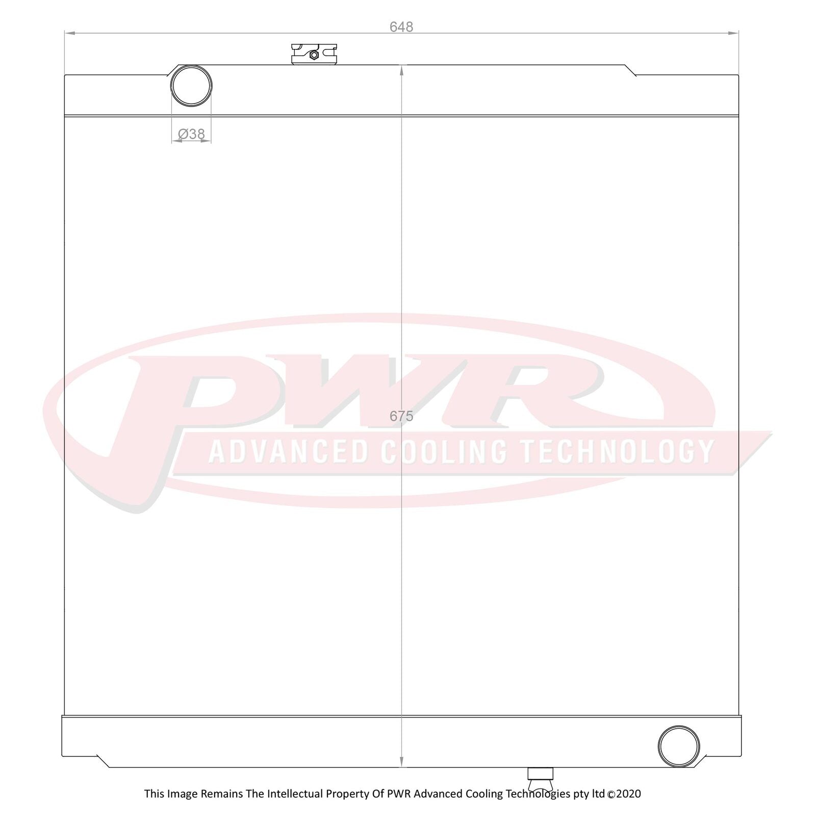 PWR 42mm Radiator - Toyota Hilux Surf 95-02