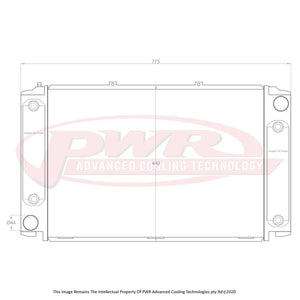 PWR 55mm Radiator - Porsche 928 S4 V8 87-89