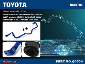 Hardrace Front Sway Bar - Toyota Rav4 XA50