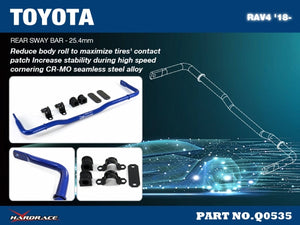 Hardrace Rear Sway Bar - Toyota Rav4 XA50