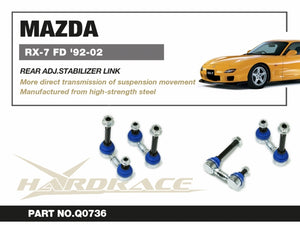 Hardrace Rear Adj. Stabilizer Link - Mazda RX-7 FD