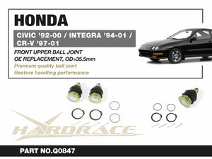 Hardrace Front Upper Ball Joint OE Replacement - Honda