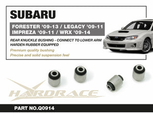 Hardrace Rear Knuckle Bushing - Subaru Forester SH, Legacy BM, BR, Impreza GE-GR, WRX GE-GR