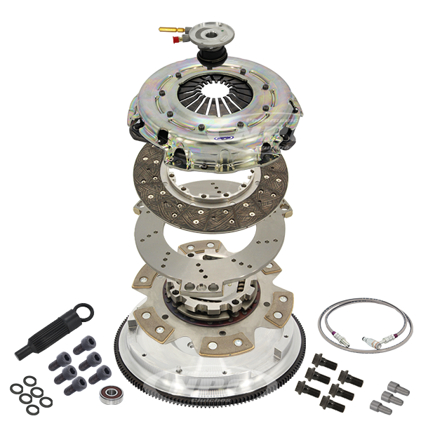 NPC 260mm Multi Friction Twin Plate Coppermix Organic and Button Combination - VE V8