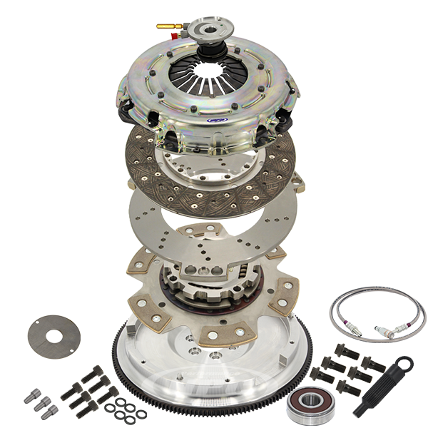 NPC 260mm Multi Friction Twin Plate Coppermix Organic and Button Combination - VE V8