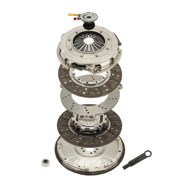 NPC 260MM Coppermix Twin Plate Sprung Center Kit - BA/BF Barra