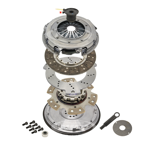 NPC 260mm Multi Friction Twin Plate Coppermix Organic and Button Combination - FG Barra