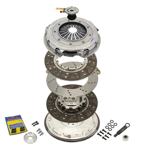NPC 260mm Coppermix Twin Plate Sprung Center Clutch Kit - BA/BF V8
