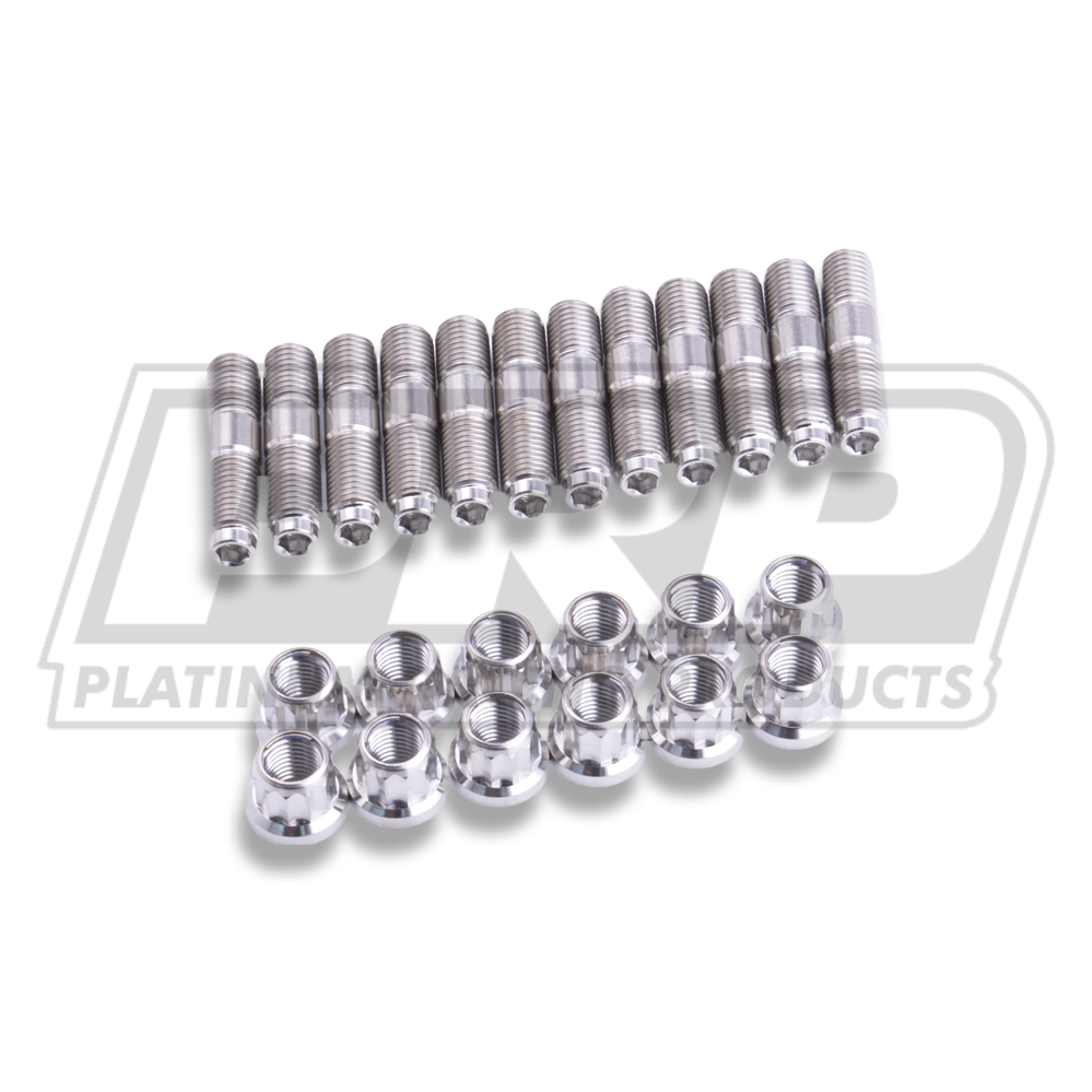 Platinum Racing Products - TITANIUM CAM CAP STUD KIT TO SUIT NISSAN RB20 /  RB25 / RB26