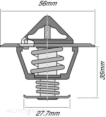 Tridon 82°c High Flow Thermostat - 1JZ