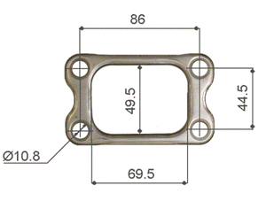 Permaseal MLSR T3 Turbo Gasket