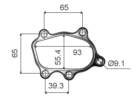 Permaseal MLSR T25/28 Turbo Outlet Gasket