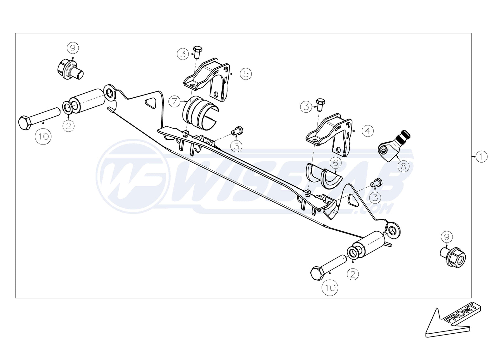 Wisefab Rack Extender M14x1.5 M16x1.0 L24