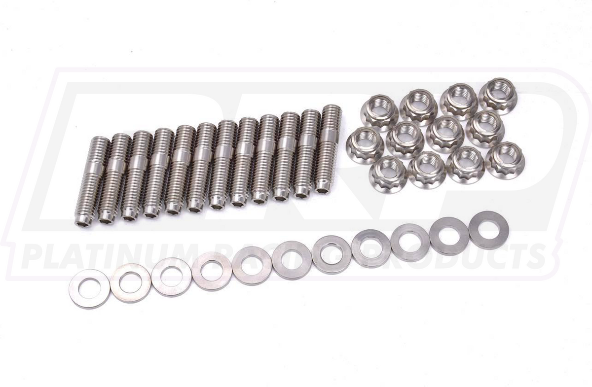 Platinum Racing Products - Pro Series Titanium Intake Manifold Stud Kit to suit Holden SOHC RB30